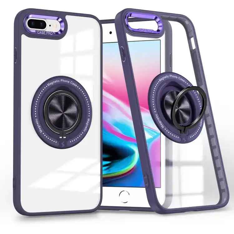 Magnetic Rotating Ring Holder Phone Case