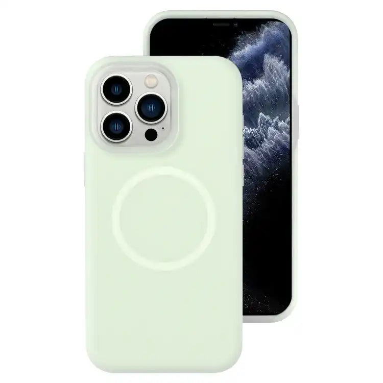 Jelly Liquid Silicone MagSafe Magnetic Phone Case