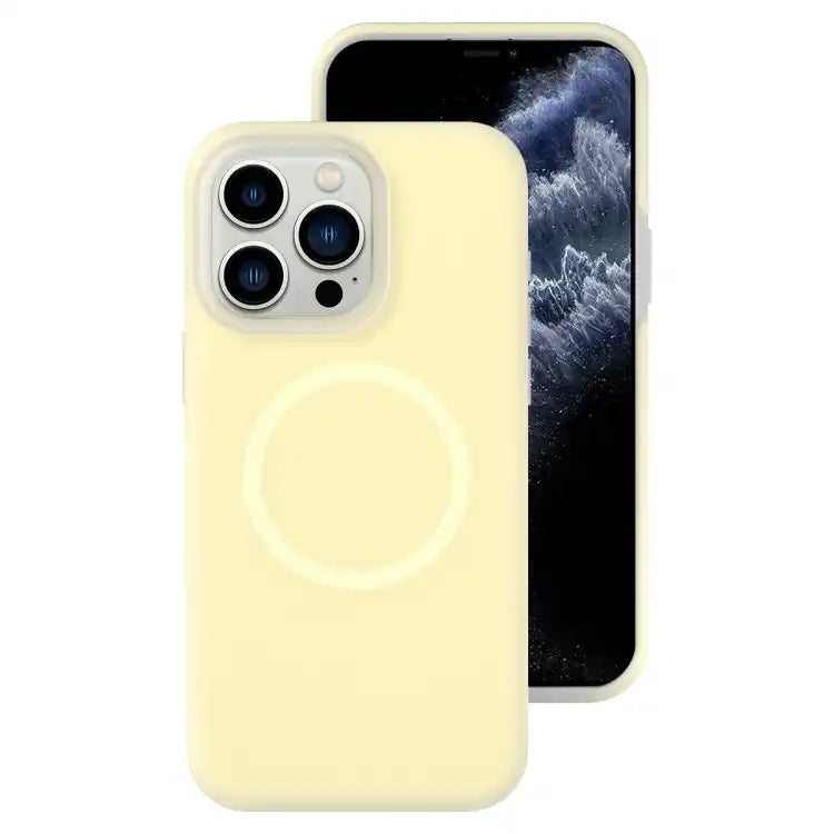 Jelly Liquid Silicone MagSafe Magnetic Phone Case