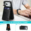 Solid Color Card Slots Bracket PU Phone Case