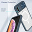 Clear Acrylic + PC + TPU MagSafe Lens Sliding Cover Full Coverage Phone Case
