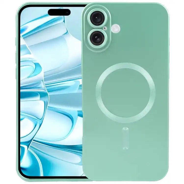 Liquid TPU Silicone Solid Color MagSafe Phone Case