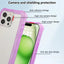 Transparent Matte TPU Hybrid PC 3-in-1 Phone Case