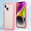 Transparent Matte TPU Hybrid PC 3-in-1 Phone Case
