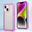 Transparent Matte TPU Hybrid PC 3-in-1 Phone Case