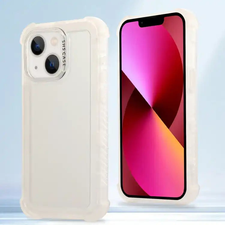 Transparent Matte TPU Hybrid PC 3-in-1 Phone Case