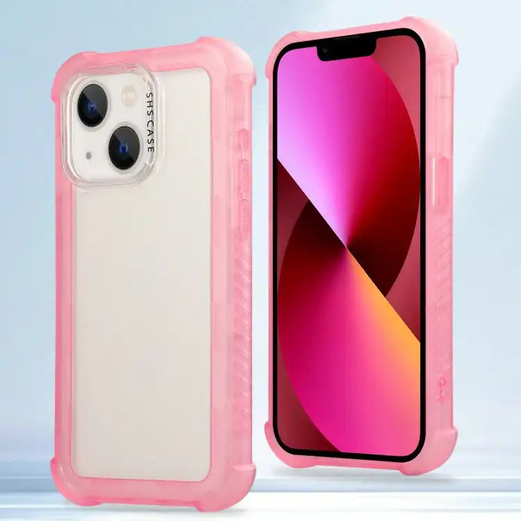 Transparent Matte TPU Hybrid PC 3-in-1 Phone Case