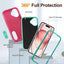 Rugged PC + Silicone Phone Case with Holder
