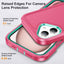 Rugged PC + Silicone Phone Case with Holder