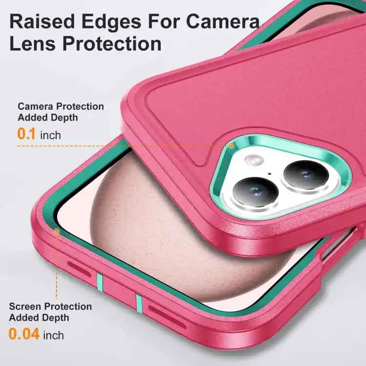 Rugged PC + Silicone Phone Case with Holder