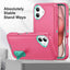 Rugged PC + Silicone Phone Case with Holder