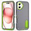 Rugged PC + Silicone Phone Case with Holder