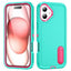 Rugged PC + Silicone Phone Case with Holder