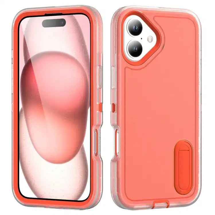 Rugged PC + Silicone Phone Case with Holder