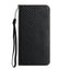 Carbon Fiber Texture Magnetic Flip Leather Phone Case