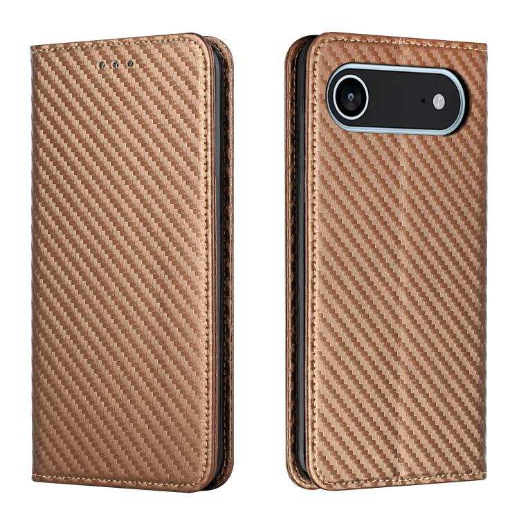 Carbon Fiber Texture Magnetic Flip Leather Phone Case