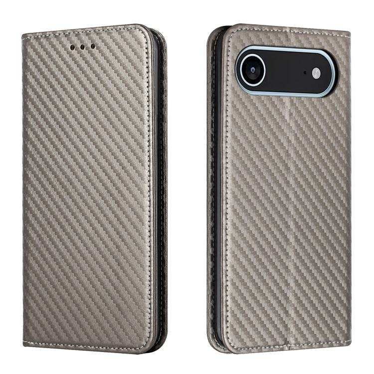 Carbon Fiber Texture Magnetic Flip Leather Phone Case