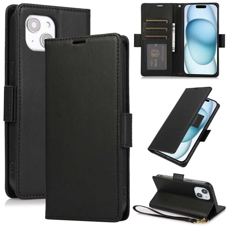 Side Buckle RFID Anti-theft Leather Phone Case
