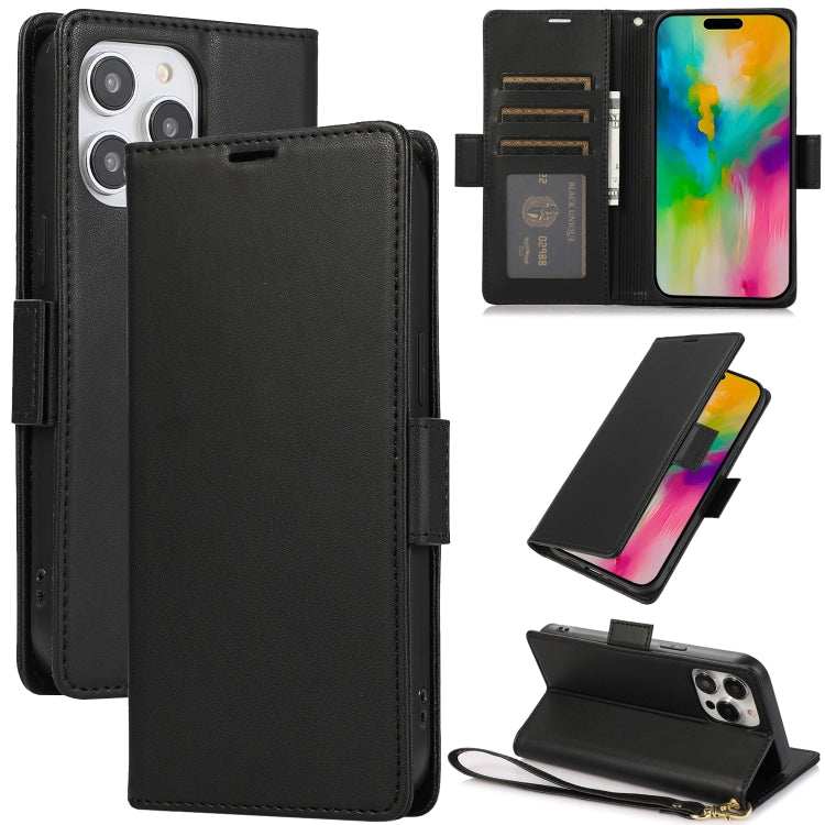 Side Buckle RFID Anti-theft Leather Phone Case