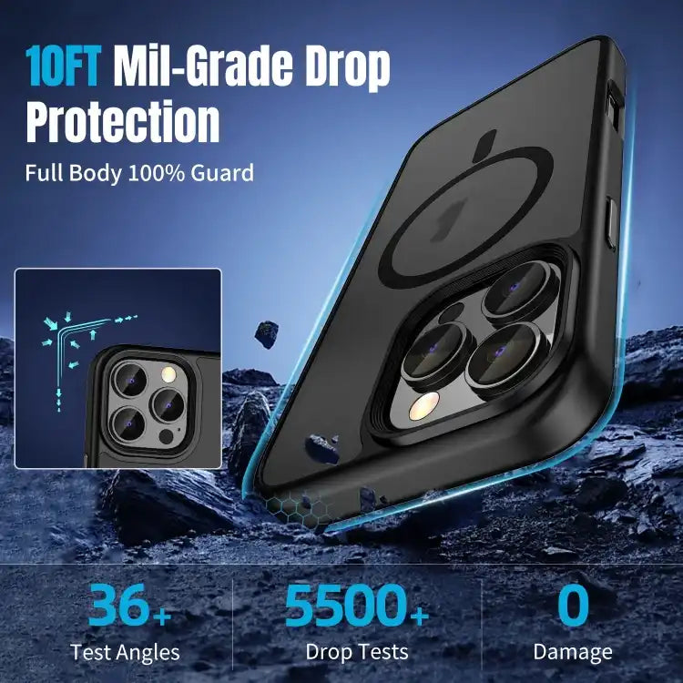 Skin Feel Frosted MagSafe Magnetic Phone Case