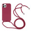 Candy Colors TPU Protective Phone Case with Lanyard