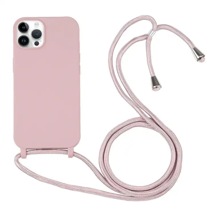 Candy Colors TPU Protective Phone Case with Lanyard