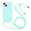Candy Colors TPU Protective Phone Case with Lanyard