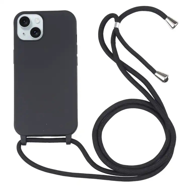 Candy Colors TPU Protective Phone Case with Lanyard