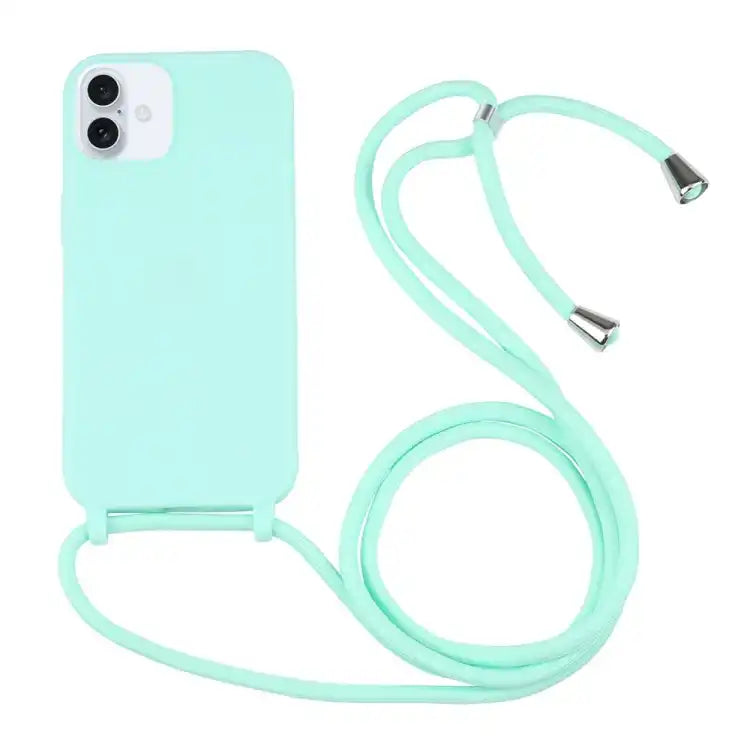 Candy Colors TPU Protective Phone Case with Lanyard