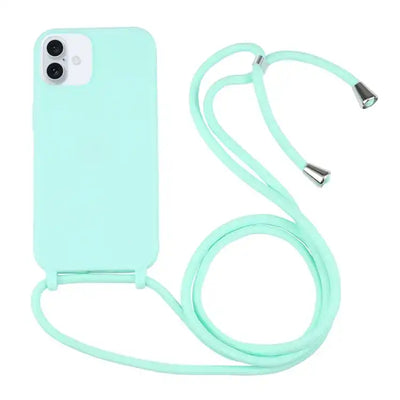 Candy Colors TPU Protective Phone Case with Lanyard