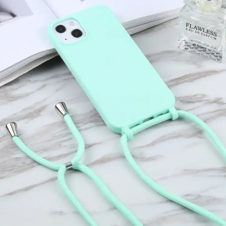 Candy Colors TPU Protective Phone Case with Lanyard