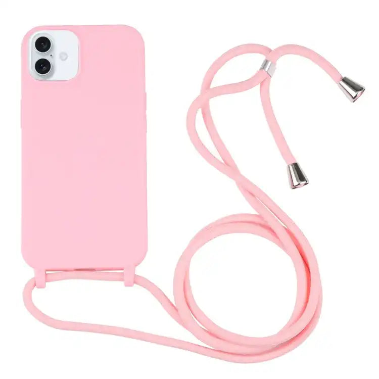Candy Colors TPU Protective Phone Case with Lanyard