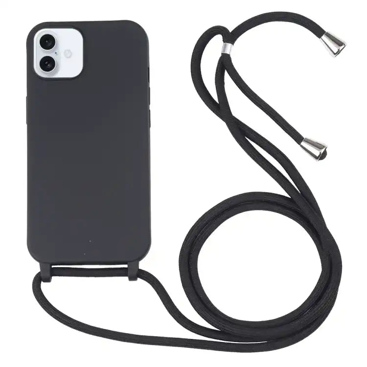 Candy Colors TPU Protective Phone Case with Lanyard