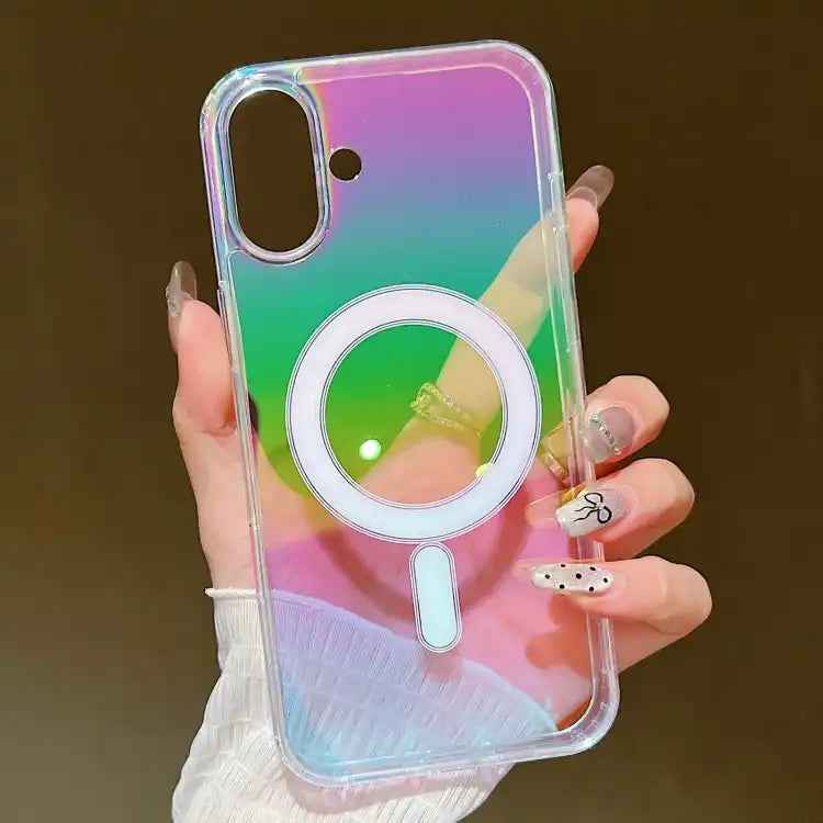 Gradient Color MagSafe Airbag Full Coverage Phone Case