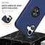 PC + TPU Magnetic Phone Case with Invisible Ring Holder
