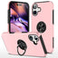 PC + TPU Magnetic Phone Case with Invisible Ring Holder