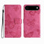 Skin-feel Embossed Butterfly Leather Phone Case