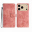 Skin-feel Embossed Butterfly Leather Phone Case