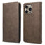 Business Solid Color Magnetic RFID Leather Phone Case