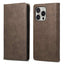 Business Solid Color Magnetic RFID Leather Phone Case