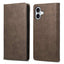 Business Solid Color Magnetic RFID Leather Phone Case