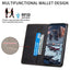 Business Solid Color Magnetic RFID Leather Phone Case