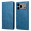 Business Solid Color Magnetic RFID Leather Phone Case