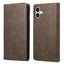 Business Solid Color Magnetic RFID Leather Phone Case