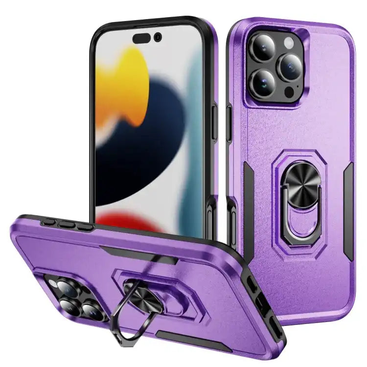 Pioneer Armor Heavy Duty PC + TPU Phone Case with Holder