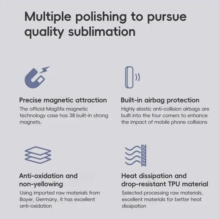 Frosted MagSafe Magnetic Phone Case