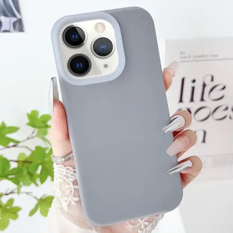 PC Hybrid Liquid Silicone Jelly Phone Case