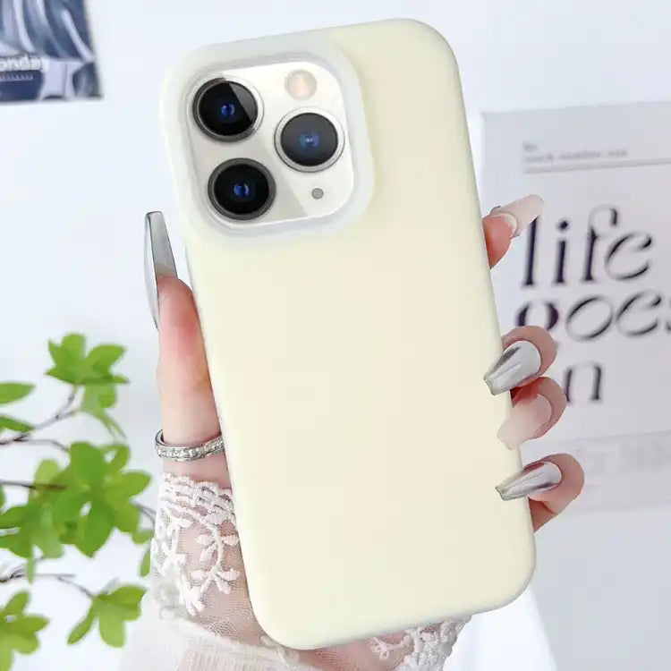 PC Hybrid Liquid Silicone Jelly Phone Case