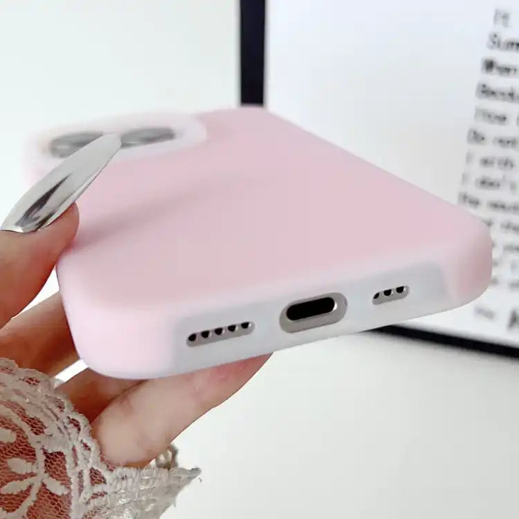 PC Hybrid Liquid Silicone Jelly Phone Case