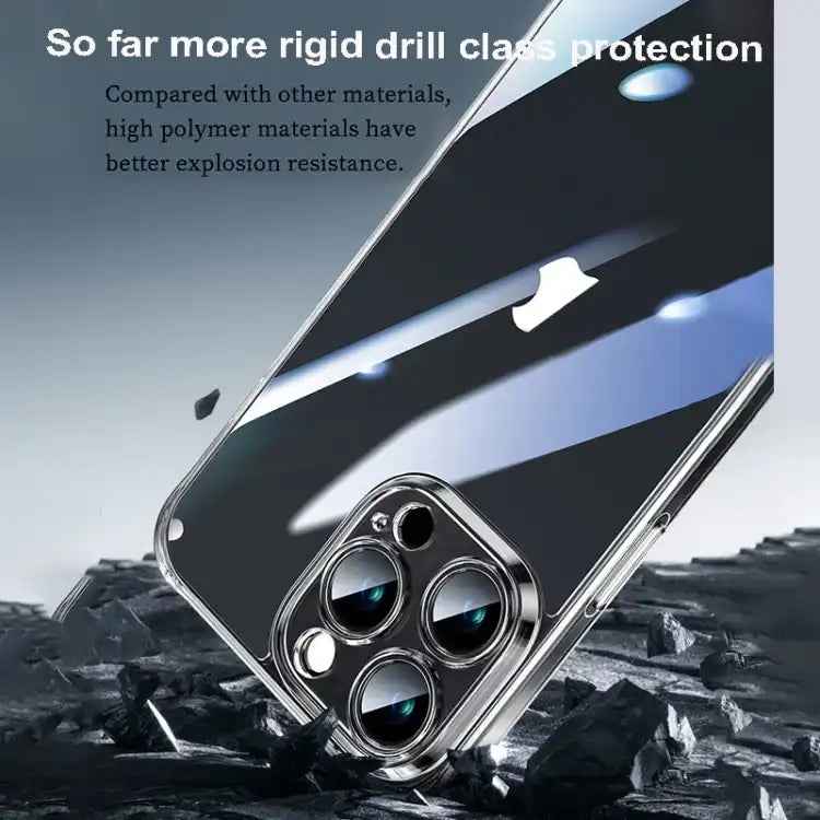 SULADA TPU Frame Tempered Glass Transparent Phone Case